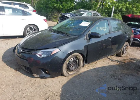 2015 Toyota Corolla Le из США, поврежденный, VIN 2T1BURHE8FC385601